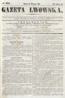 Gazeta Lwowska. 1859, nr 220
