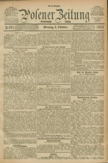 Posener Zeitung. Jg.99, Nr. 691 (3 Oktober 1892) - Abend=Ausgabe.