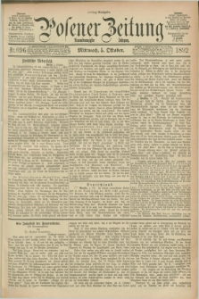 Posener Zeitung. Jg.99, Nr. 696 (5 Oktober 1892) - Mittag=Ausgabe.