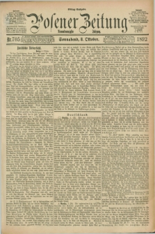 Posener Zeitung. Jg.99, Nr. 705 (8 Oktober 1892) - Mittag=Ausgabe.