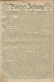 Posener Zeitung. Jg.99, Nr. 758 (29 Oktober 1892) - Morgen=Ausgabe. + dod.