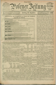 Posener Zeitung. Jg.99, Nr. 881 (16 Dezember 1892) - Morgen=Ausgabe. + dod.