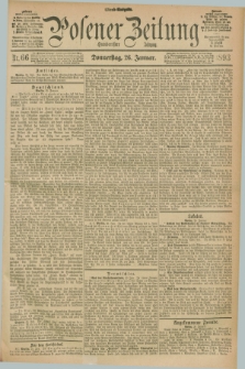 Posener Zeitung. Jg.100, Nr. 66 (26 Januar 1893) - Abend=Ausgabe.