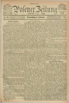 Posener Zeitung. Jg.100, Nr. 101 (9 Februar 1893) - Mittag=Ausgabe.