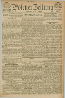 Posener Zeitung. Jg.100, Nr. 138 (23 Februar 1893) - Abend=Ausgabe.