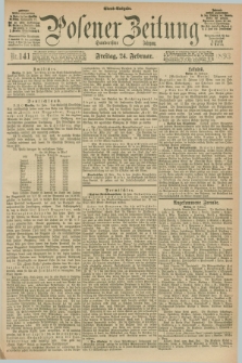 Posener Zeitung. Jg.100, Nr. 141 (24 Februar 1893) - Abend=Ausgabe.