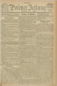 Posener Zeitung. Jg.100, Nr. 149 (28 Februar 1893) - Mittag=Ausgabe.