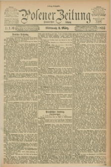 Posener Zeitung. Jg.100, Nr. 170 (8 März 1893) - Mittag=Ausgabe.