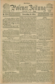 Posener Zeitung. Jg.100, Nr. 228 (30 März 1893) - Abend=Ausgabe.