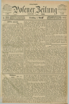 Posener Zeitung. Jg.100, Nr. 232 (4 April 1893) - Mittag=Ausgabe.