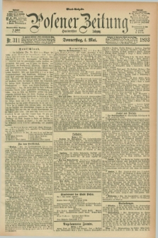 Posener Zeitung. Jg.100, Nr. 311 (4 Mai 1893) - Abend=Ausgabe.