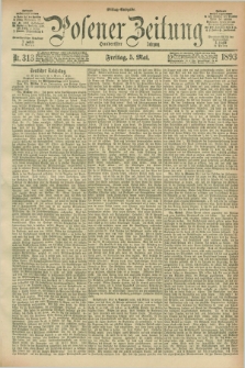 Posener Zeitung. Jg.100, Nr. 313 (5 Mai 1893) - Mittag=Ausgabe.