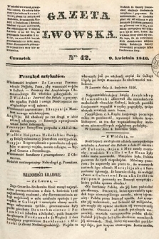Gazeta Lwowska. 1846, nr 42