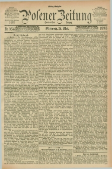 Posener Zeitung. Jg.100, Nr. 354 (24 Mai 1893) - Mittag=Ausgabe.