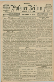 Posener Zeitung. Jg.100, Nr. 436 (24 Juni 1893) - Abend=Ausgabe.