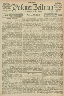 Posener Zeitung. Jg.100, Nr. 450 (30 Juni 1893) - Mittag=Ausgabe.