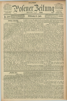 Posener Zeitung. Jg.100, Nr. 480 (12 Juli 1893) - Mittag=Ausgabe.