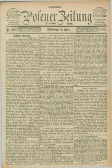 Posener Zeitung. Jg.100, Nr. 498 (19 Juli 1893) - Mittag=Ausgabe.