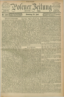 Posener Zeitung. Jg.100, Nr. 509 (23 Juli 1893) - Morgen=Ausgabe. + dod.