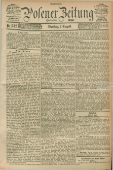 Posener Zeitung. Jg.100, Nr. 532 (1 August 1893) - Abend=Ausgabe.
