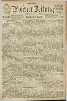 Posener Zeitung. Jg.100, Nr. 543 (5 August 1893) - Mittag=Ausgabe.