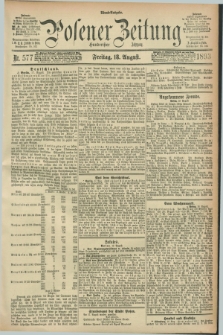 Posener Zeitung. Jg.100, Nr. 577 (18 August 1893) - Abend=Ausgabe.
