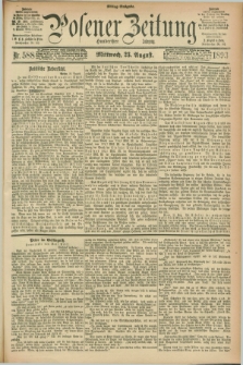 Posener Zeitung. Jg.100, Nr. 588 (23 August 1893) - Mittag=Ausgabe.