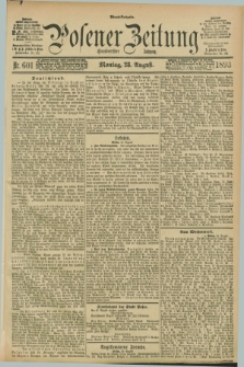 Posener Zeitung. Jg.100, Nr. 601 (28 August 1893) - Abend=Ausgabe.