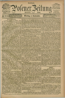 Posener Zeitung. Jg.100, Nr. 619 (4 September 1893) - Abend=Ausgabe.