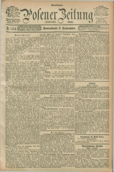 Posener Zeitung. Jg.100, Nr. 634 (9 September 1893) - Abend=Ausgabe.