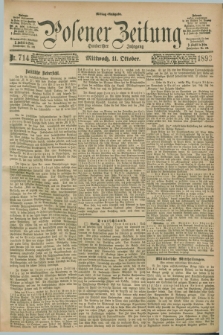 Posener Zeitung. Jg.100, Nr. 714 (11 Oktober 1893) - Mittag=Ausgabe.