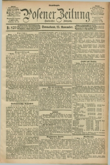 Posener Zeitung. Jg.100, Nr. 829 (25 November 1893) - Abend=Ausgabe.