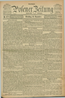 Posener Zeitung. Jg.100, Nr. 871 (12 Dezember 1893) - Abend=Ausgabe.