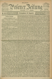 Posener Zeitung. Jg.100, Nr. 882 (16 Dezember 1893) - Mittag=Ausgabe.