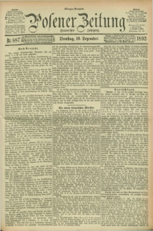 Posener Zeitung. Jg.100, Nr. 887 (19 Dezember 1893) - Morgen=Ausgabe. + dod.