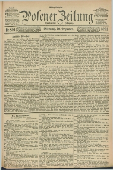 Posener Zeitung. Jg.100, Nr. 891 (20 Dezember 1893)