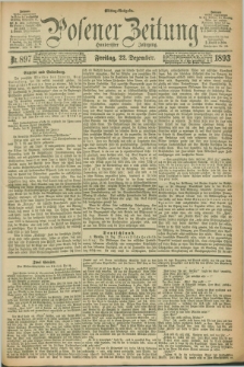 Posener Zeitung. Jg.100, Nr. 897 (22 Dezember 1893)