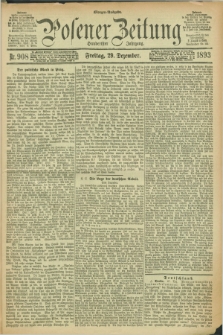Posener Zeitung. Jg.100, Nr. 908 (29 Dezember 1893) - Morgen=Ausgabe. + dod.