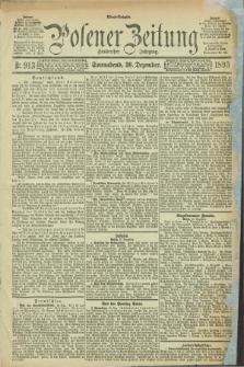 Posener Zeitung. Jg.100, Nr. 913 (30 Dezember 1893)