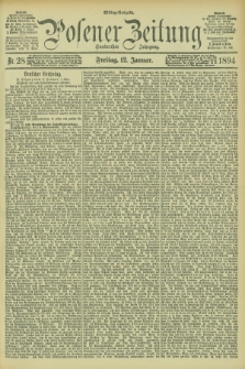 Posener Zeitung. Jg.101, Nr. 28 (12 Januar 1894) - Mittag=Ausgabe.