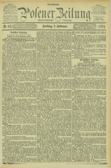 Posener Zeitung. Jg.101, Nr. 82 (2 Februar 1894) - Mittag=Ausgabe.