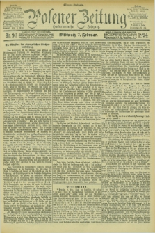 Posener Zeitung. Jg.101, Nr. 93 (7 Februar 1894) + dod.