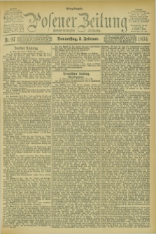 Posener Zeitung. Jg.101, Nr. 97 (8 Februar 1894)