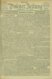 Posener Zeitung. Jg.101, Nr. 102 (10 Februar 1894) + dod.