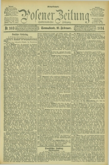 Posener Zeitung. Jg.101, Nr. 103 (10 Februar 1894)