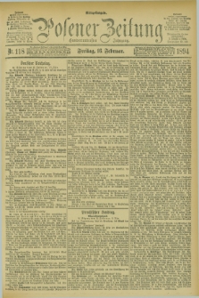 Posener Zeitung. Jg.101, Nr. 118 (16 Februar 1894)