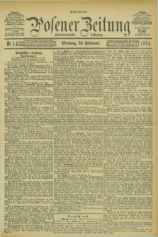 Posener Zeitung. Jg.101, Nr. 142 (26 Februar 1894)