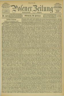 Posener Zeitung. Jg.101, Nr. 148 (28 Februar 1894)