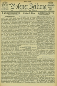 Posener Zeitung. Jg.101, Nr. 171 (9 März 1894) + dod.