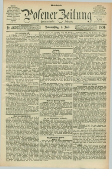 Posener Zeitung. Jg.101, Nr. 462 (5 Juli 1894) - Abend=Ausgabe.